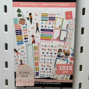 4/$45 - The Happy Planner Squad Goals (1015) Sticker Pack  - BNWT